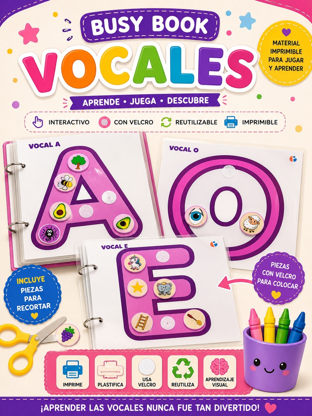 Busy Book – Vocales