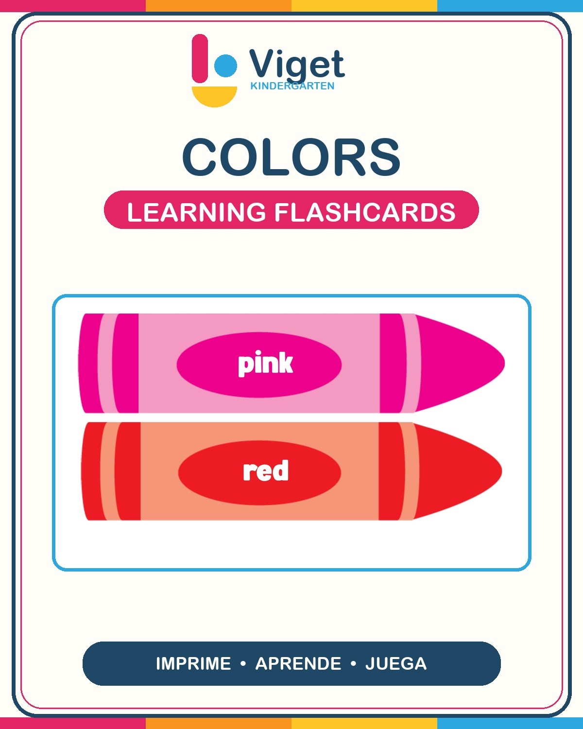 COLORS – Learning Flashcards