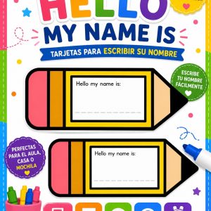 Flashcards – Hello My Name Is