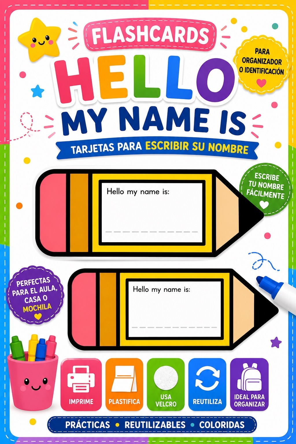 Flashcards – Hello My Name Is