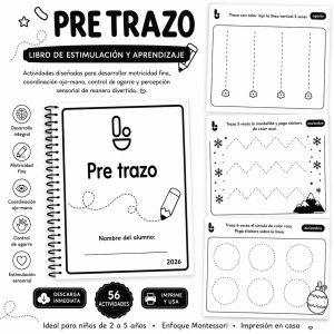 Libro de Pre Trazo – Estimulación y Aprendizaje
